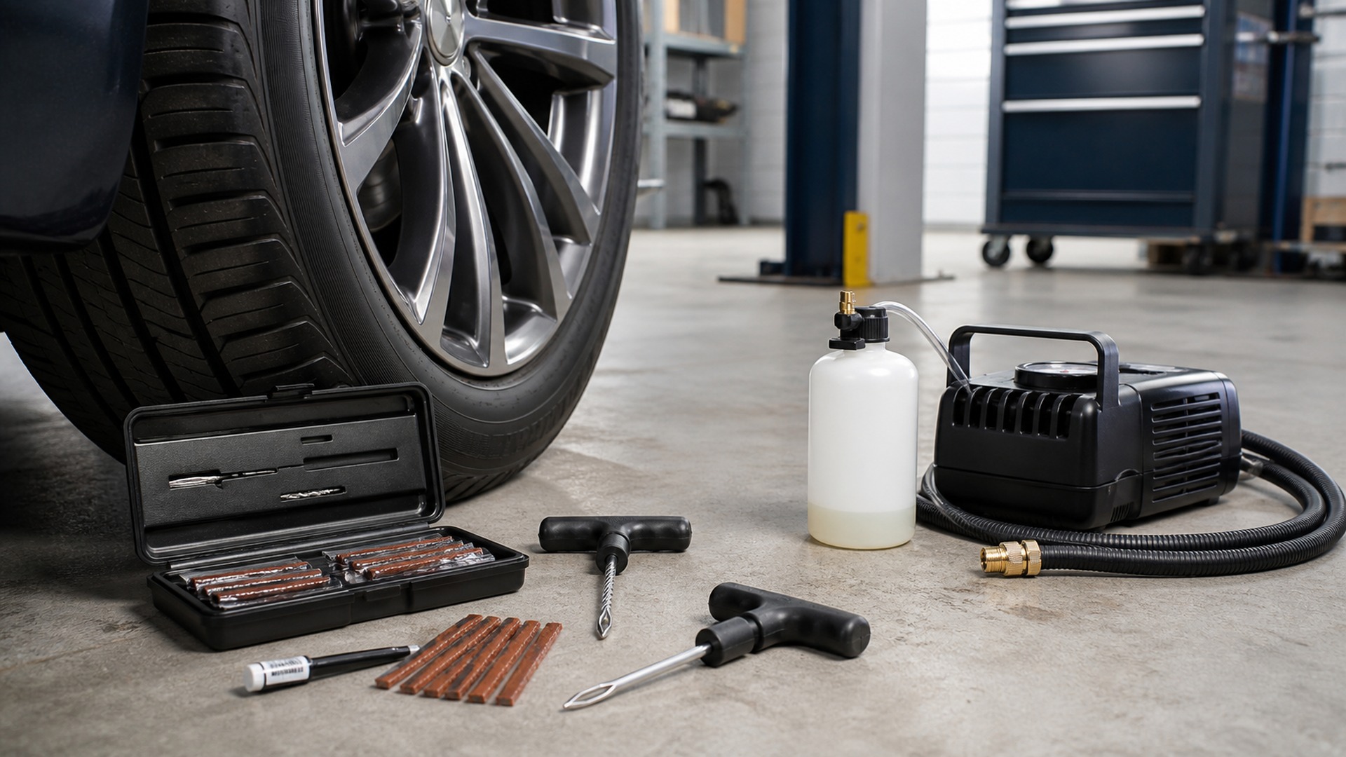 What Makes Tire Plug Kits Different from Portable Tire Sealant Systems