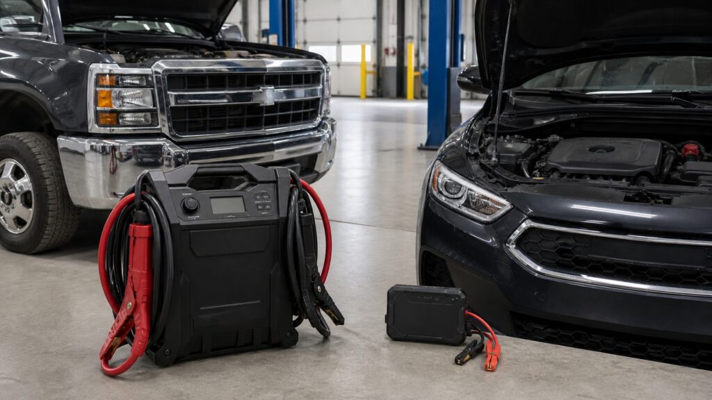 heavy duty jump starters explainer hero image for Review Streets