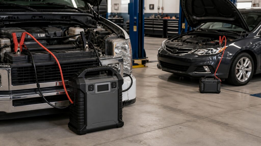 heavy duty jump starters explainer hero image for Review Streets