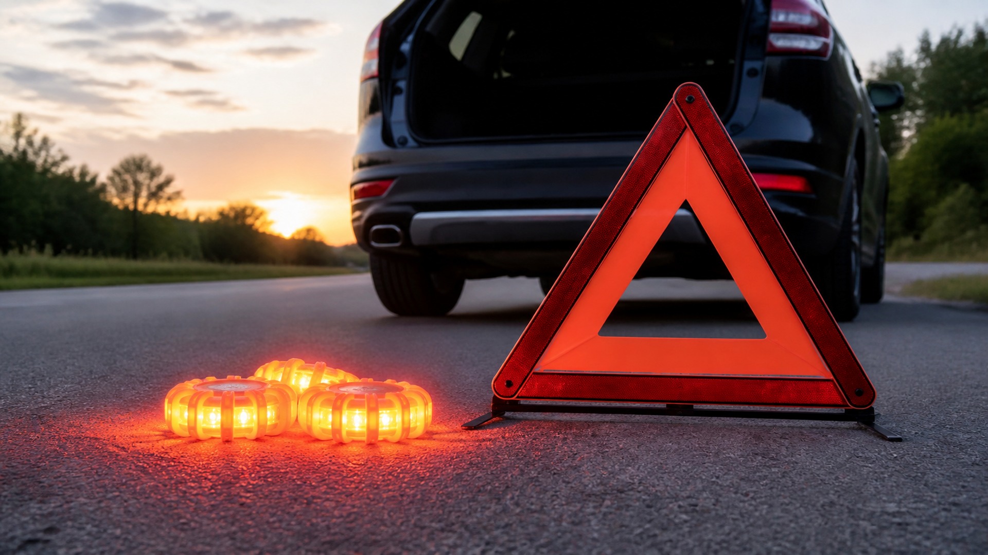 What Makes LED Road Flares Different from Roadside Warning Triangles