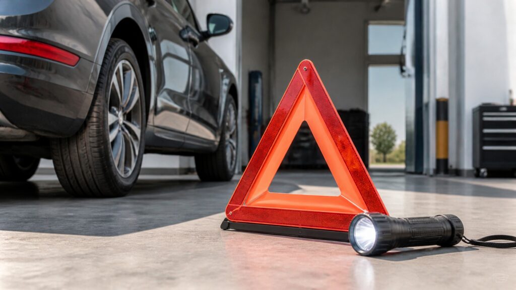 roadside warning triangles explainer hero image for Review Streets