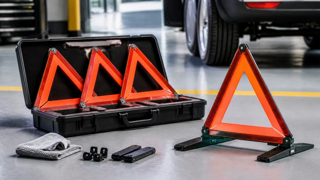 roadside warning triangles explainer hero image for Review Streets