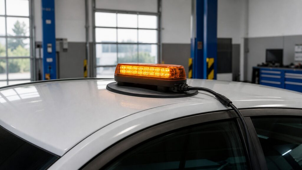 strobe warning lights explainer hero image for Review Streets