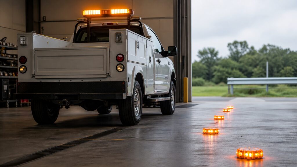 strobe warning lights explainer hero image for Review Streets