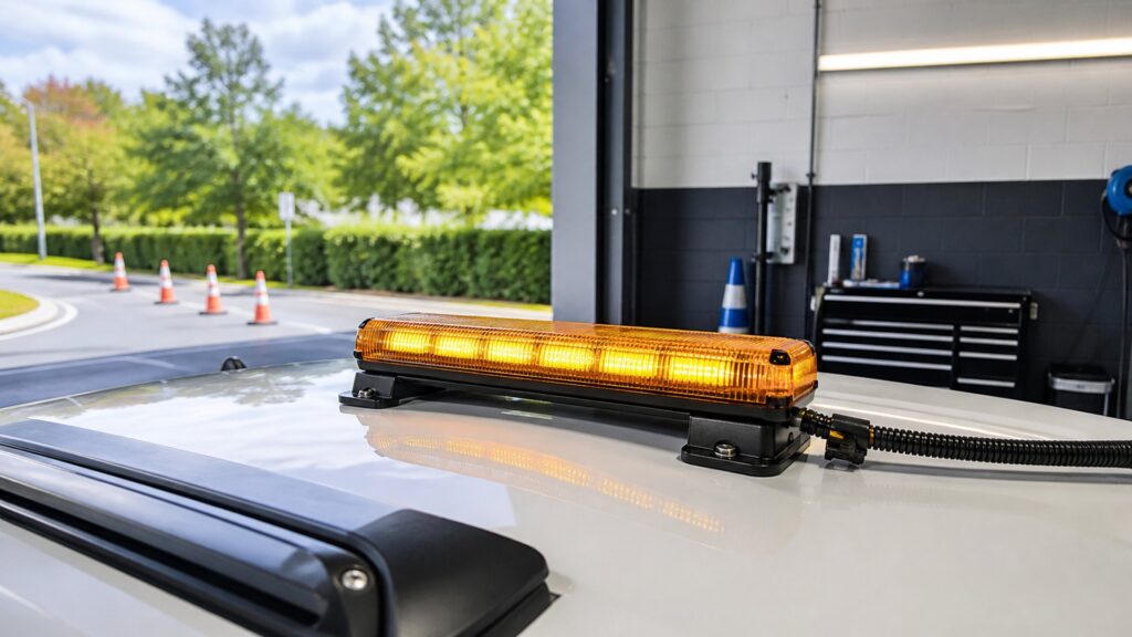 strobe warning lights explainer hero image for Review Streets