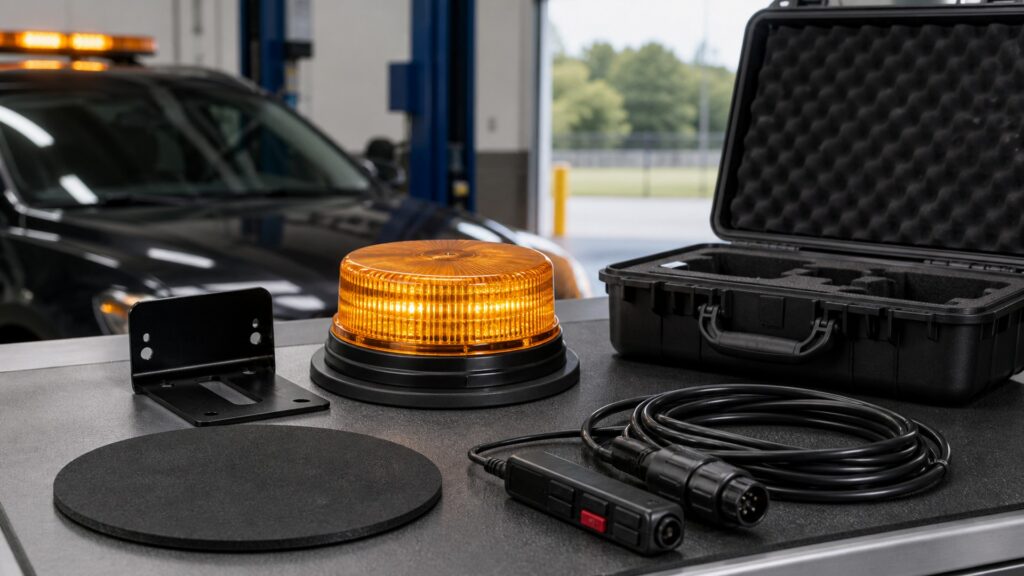 strobe warning lights explainer hero image for Review Streets