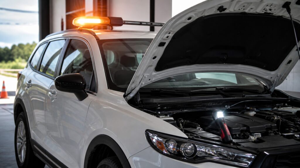 strobe warning lights explainer hero image for Review Streets