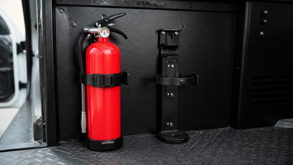 automotive fire extinguishers explainer hero image for Review Streets
