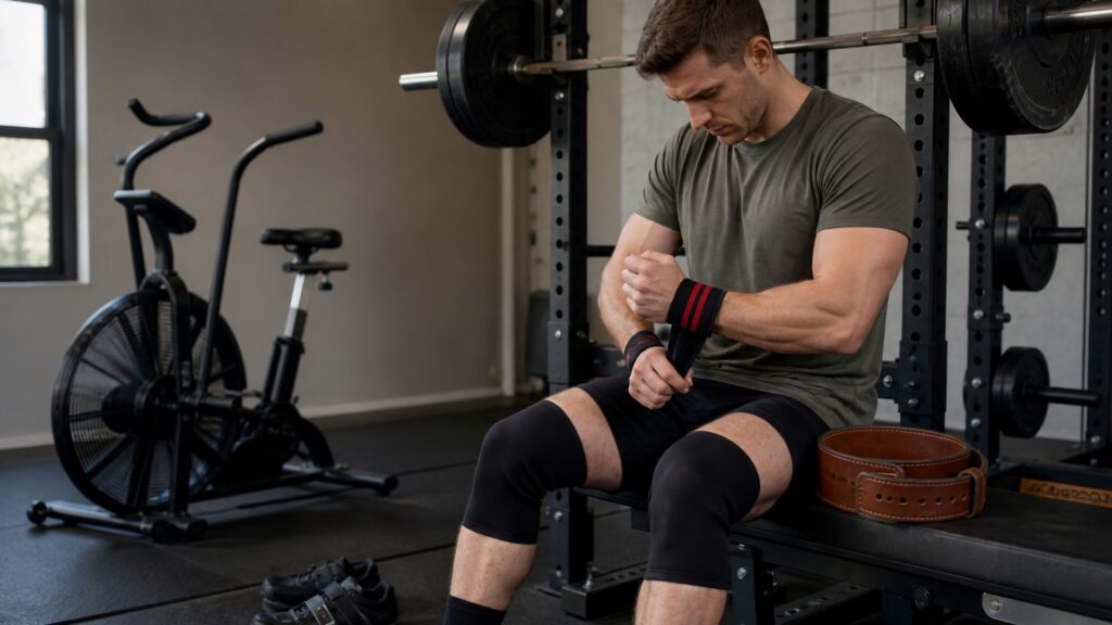 weightlifting accessories explainer hero image for Review Streets