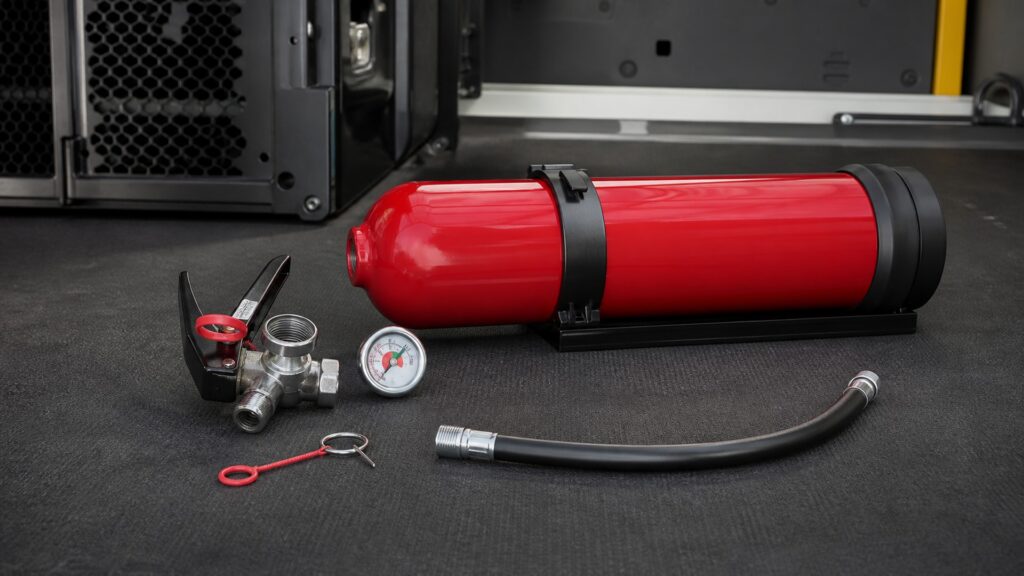 rechargeable fire extinguishers explainer hero image for Review Streets