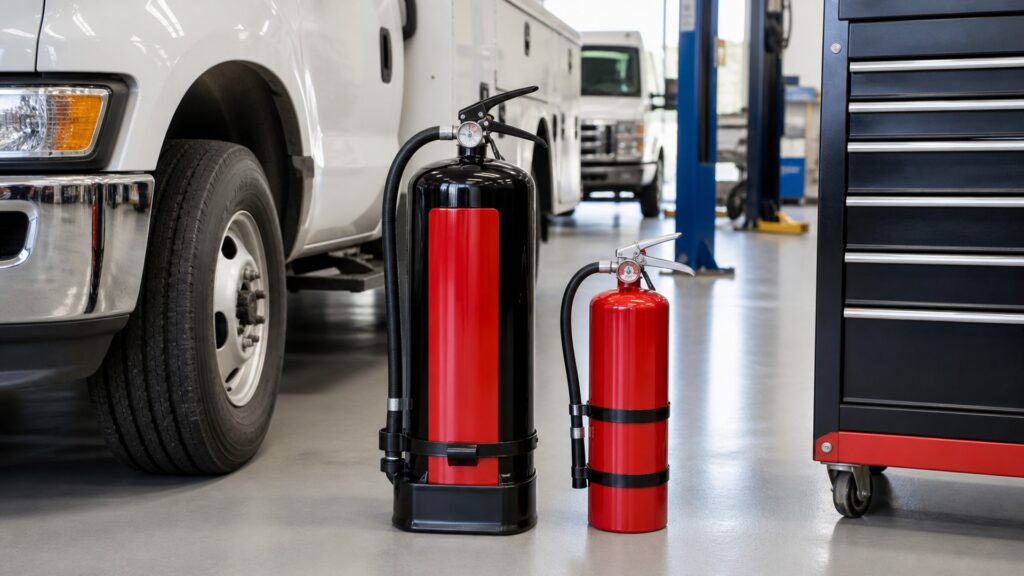 rechargeable fire extinguishers explainer hero image for Review Streets