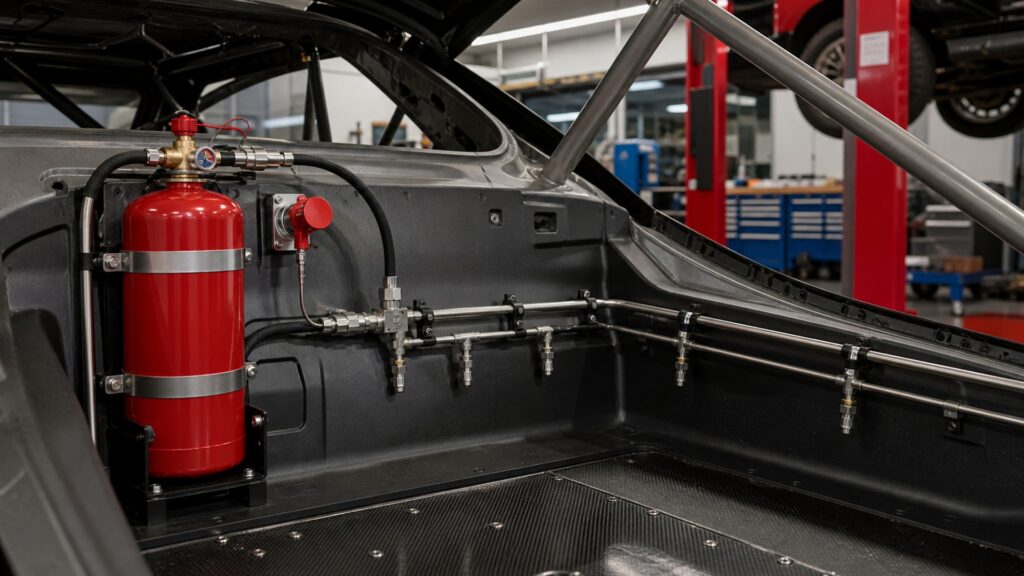 vehicle fire suppressant systems explainer hero image for Review Streets