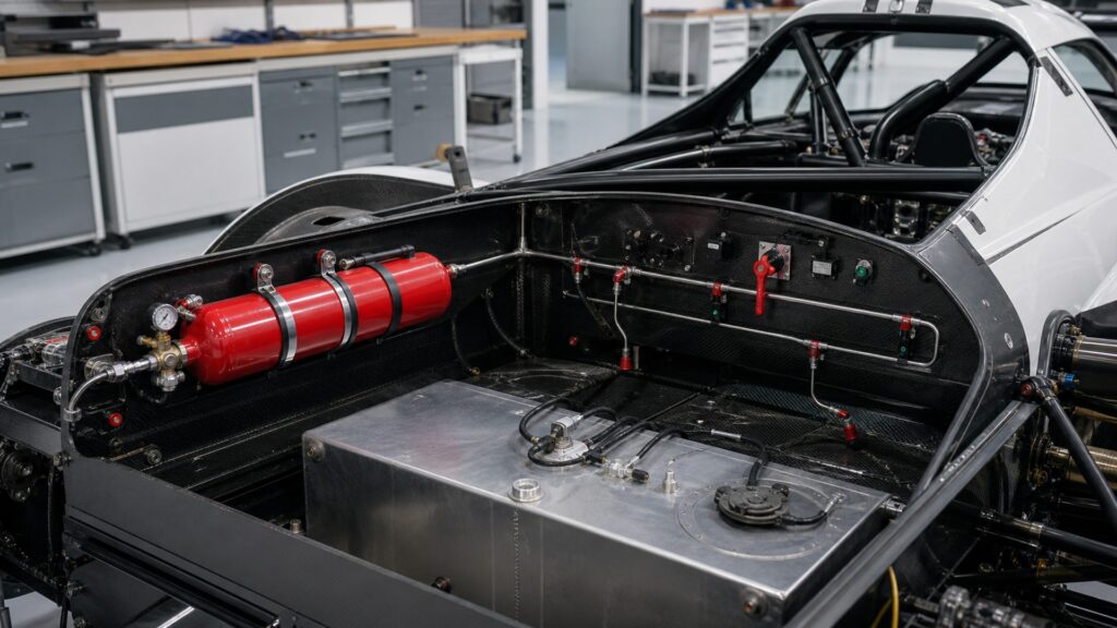 vehicle fire suppressant systems explainer hero image for Review Streets