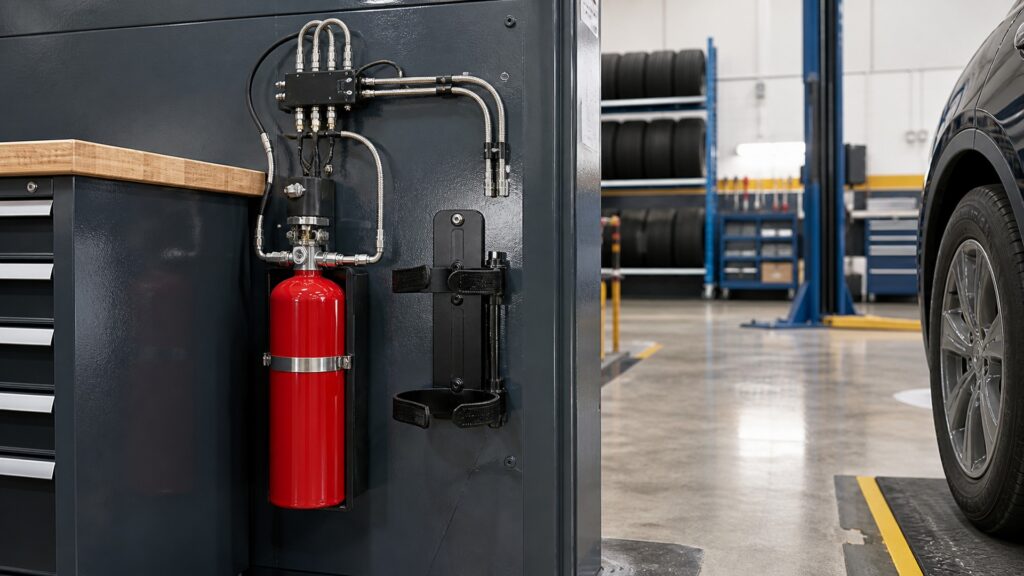 vehicle fire suppressant systems explainer hero image for Review Streets