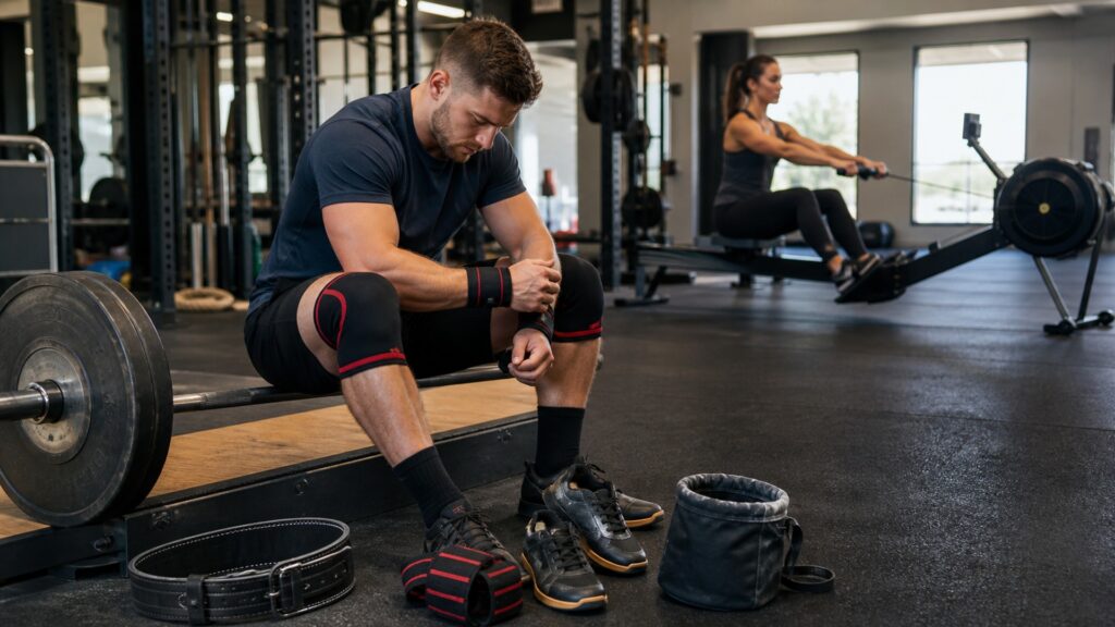 weightlifting accessories explainer hero image for Review Streets