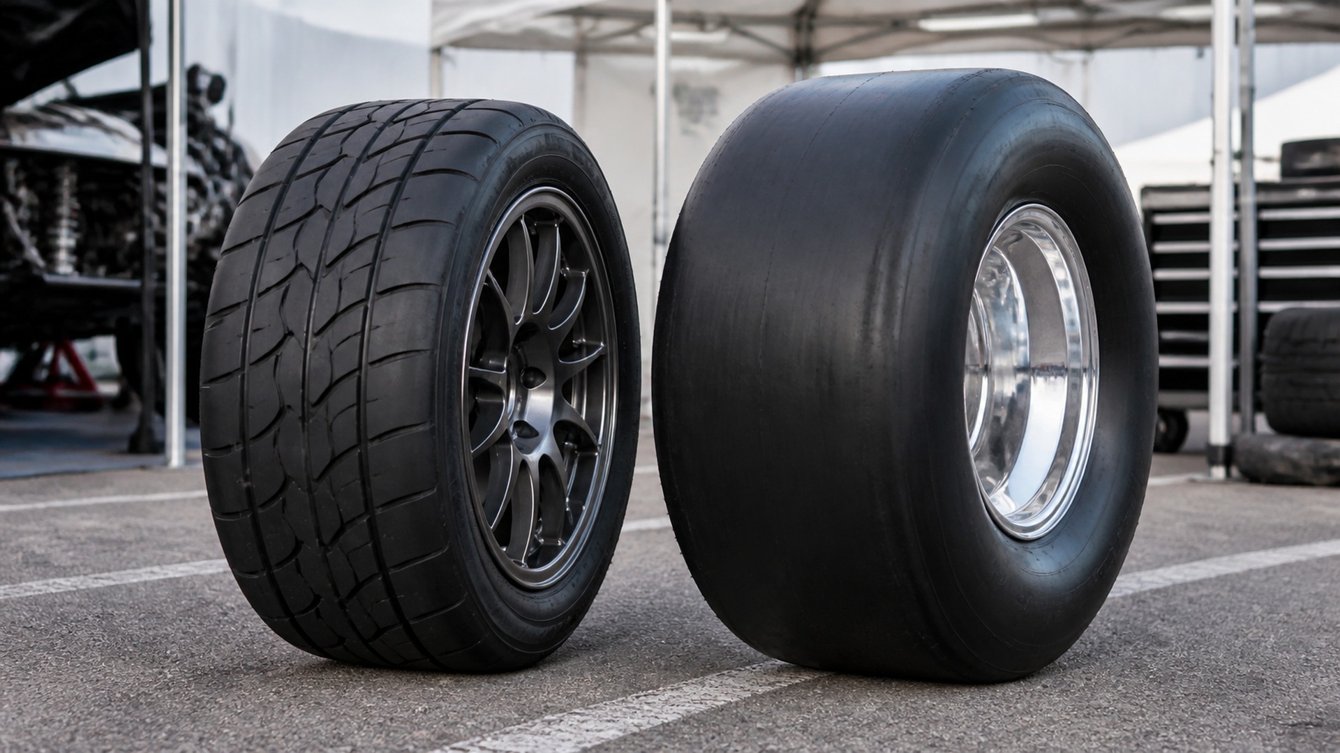What Makes Autocross Tires Different from Drag Racing Tires