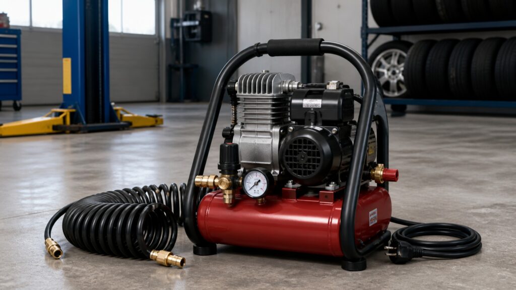portable air compressors explainer hero image for Review Streets
