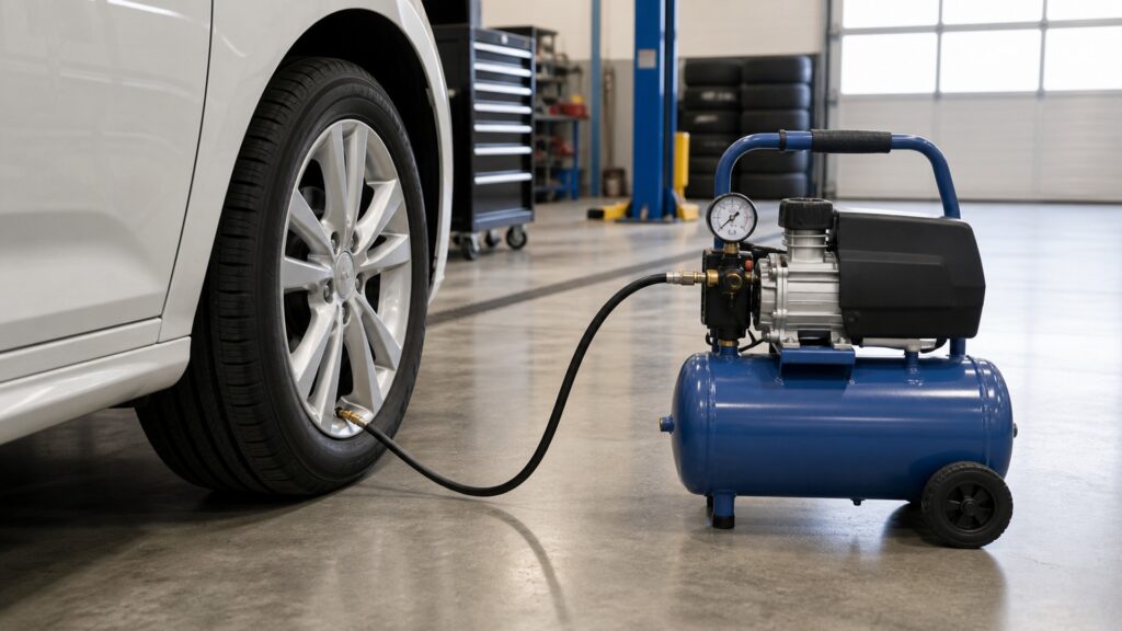 portable air compressors explainer hero image for Review Streets