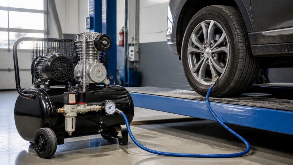 portable air compressors explainer hero image for Review Streets