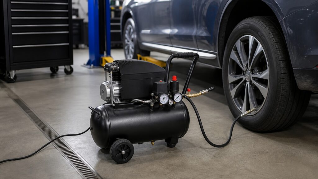 portable air compressors explainer hero image for Review Streets