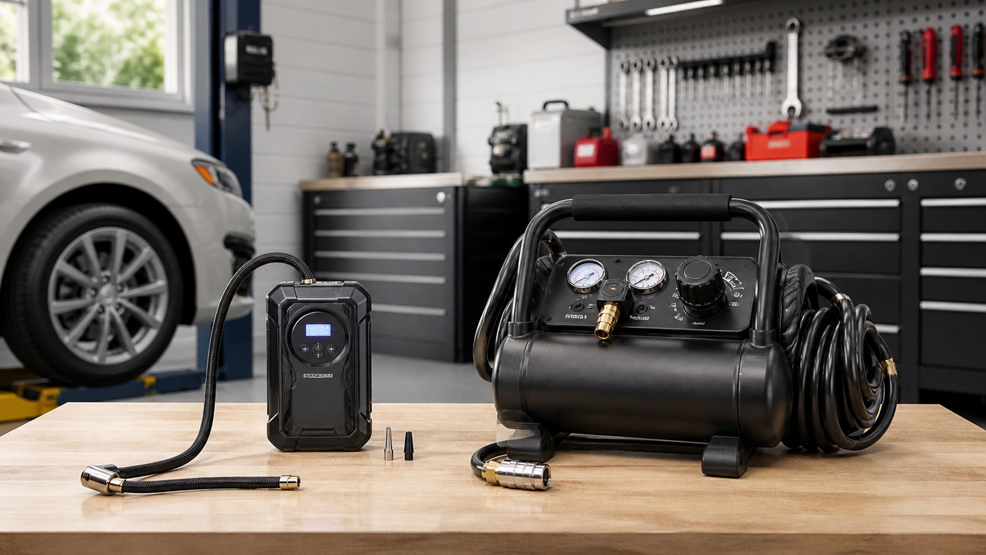 What Makes Tire Inflators Different from Portable Air Compressors