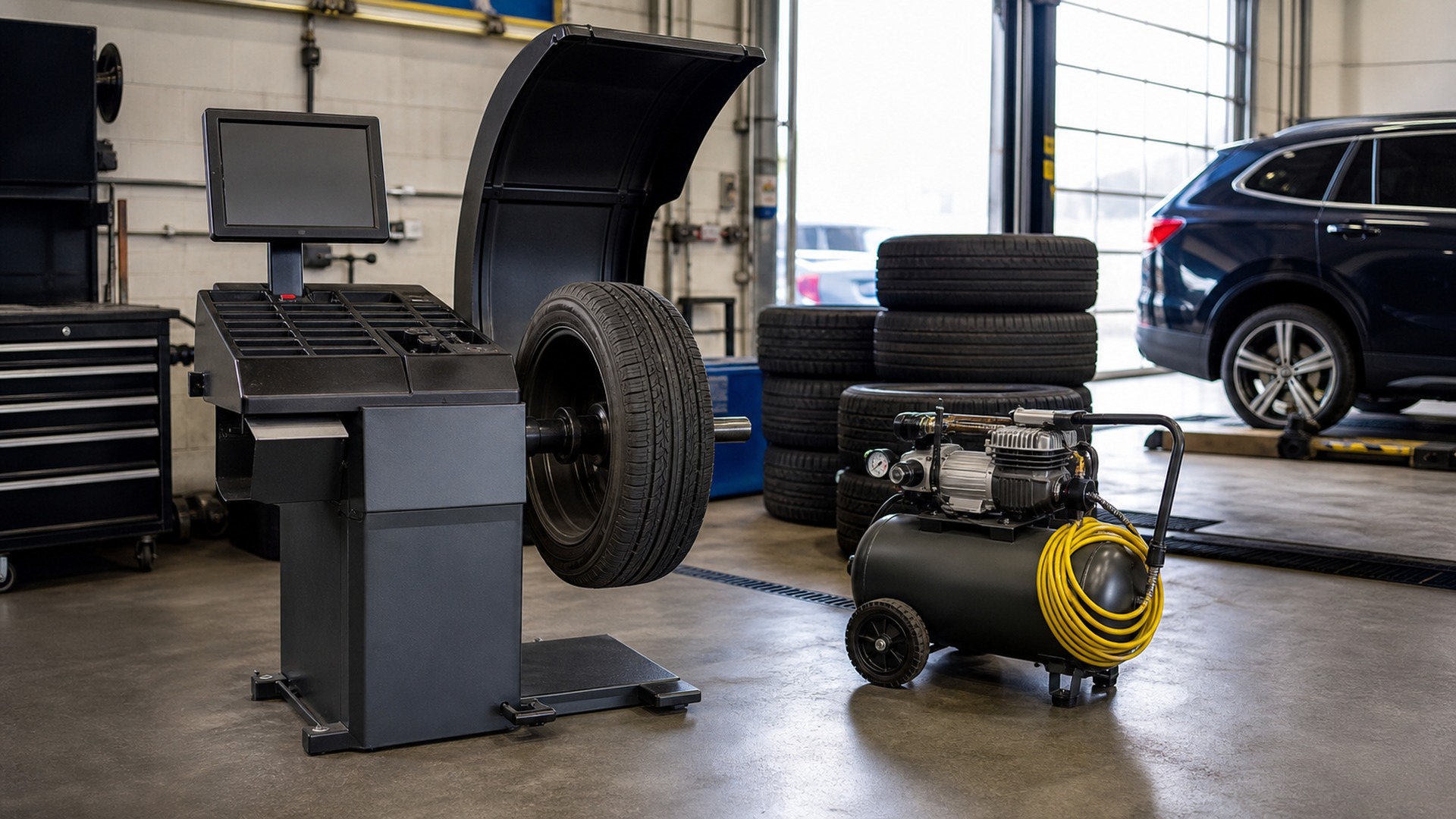 What Makes Wheel Balancing Tools Different from Portable Air Compressors