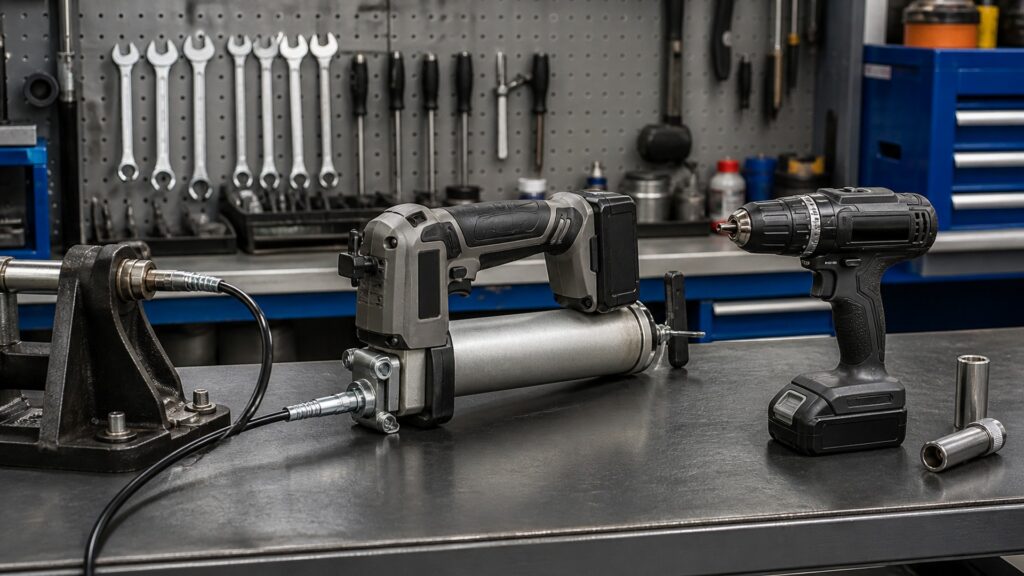 cordless grease guns explainer hero image for Review Streets