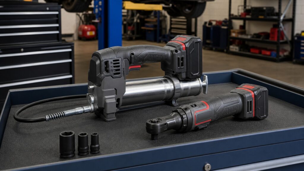 cordless grease guns explainer hero image for Review Streets
