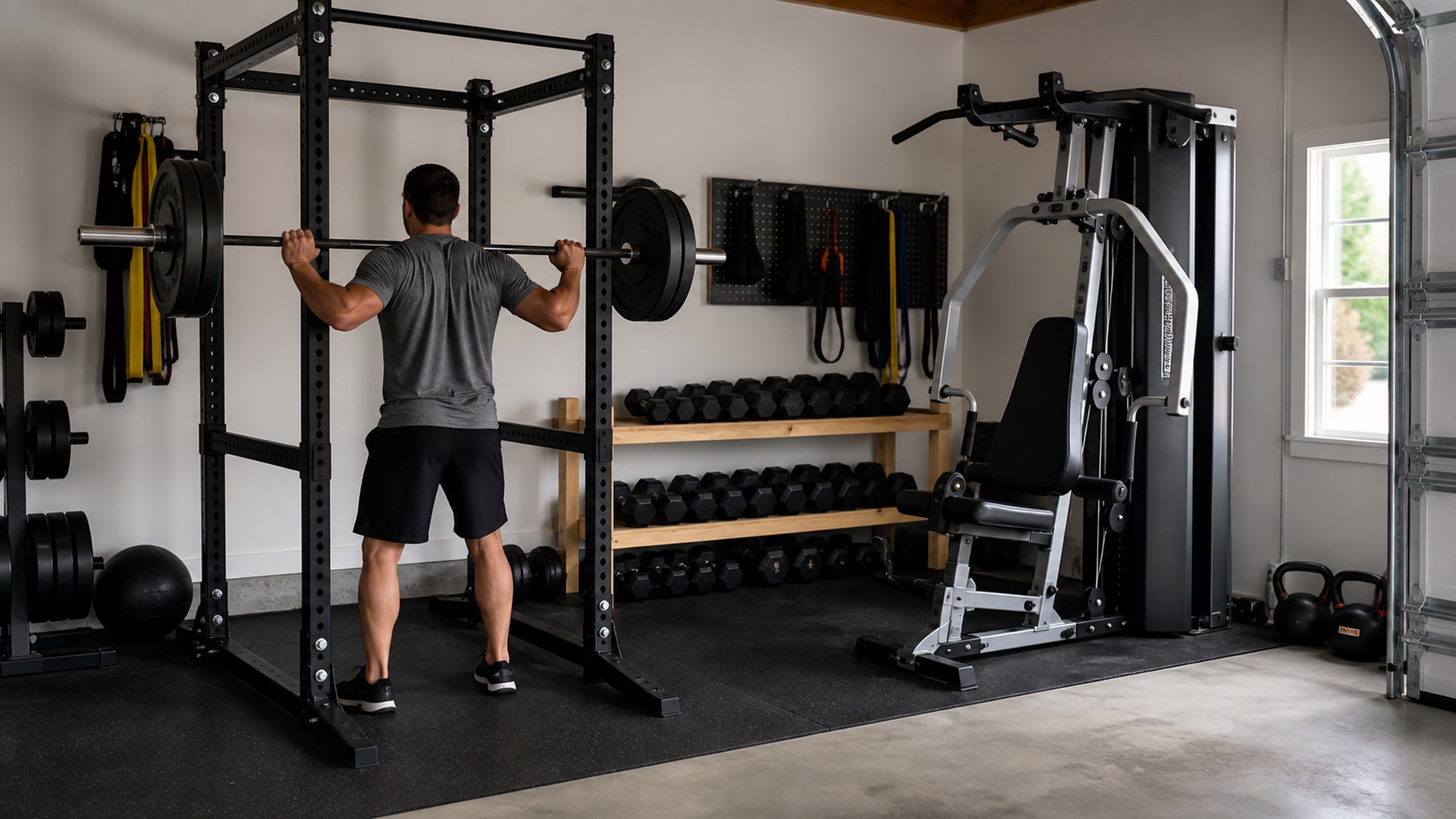 When to Use Power Racks & Squat Racks Instead of Home Gym Systems