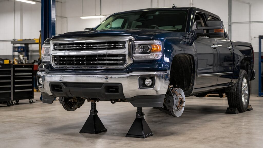 heavy duty jack stands explainer hero image for Review Streets