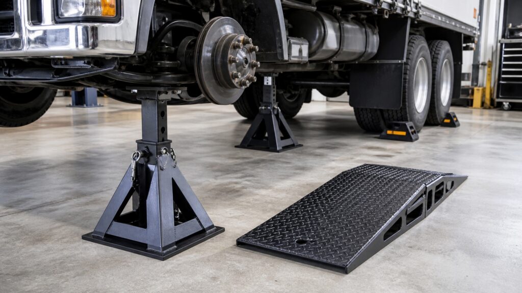 heavy duty jack stands explainer hero image for Review Streets