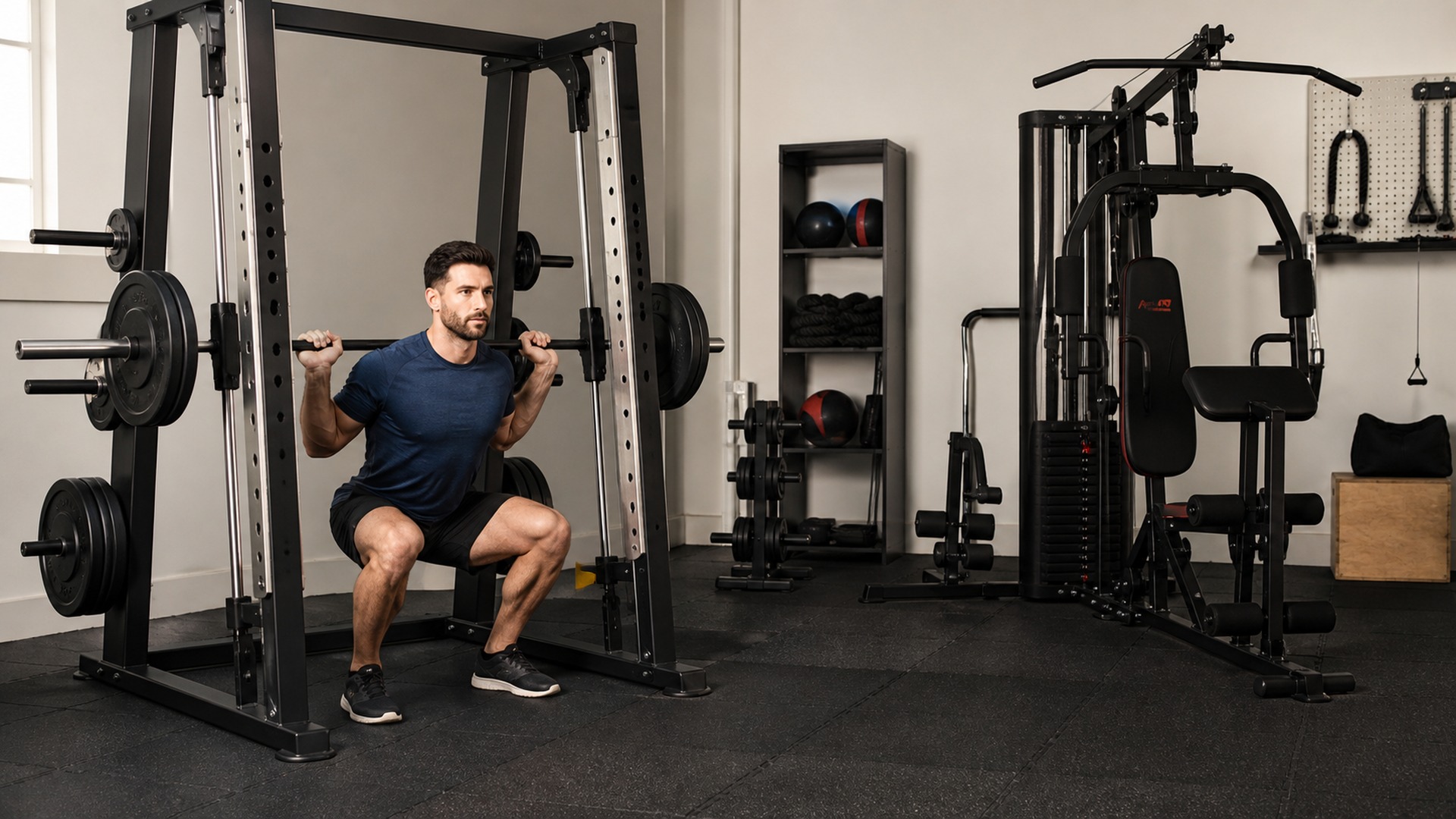 When to Use Smith Machines Instead of Home Gym Systems
