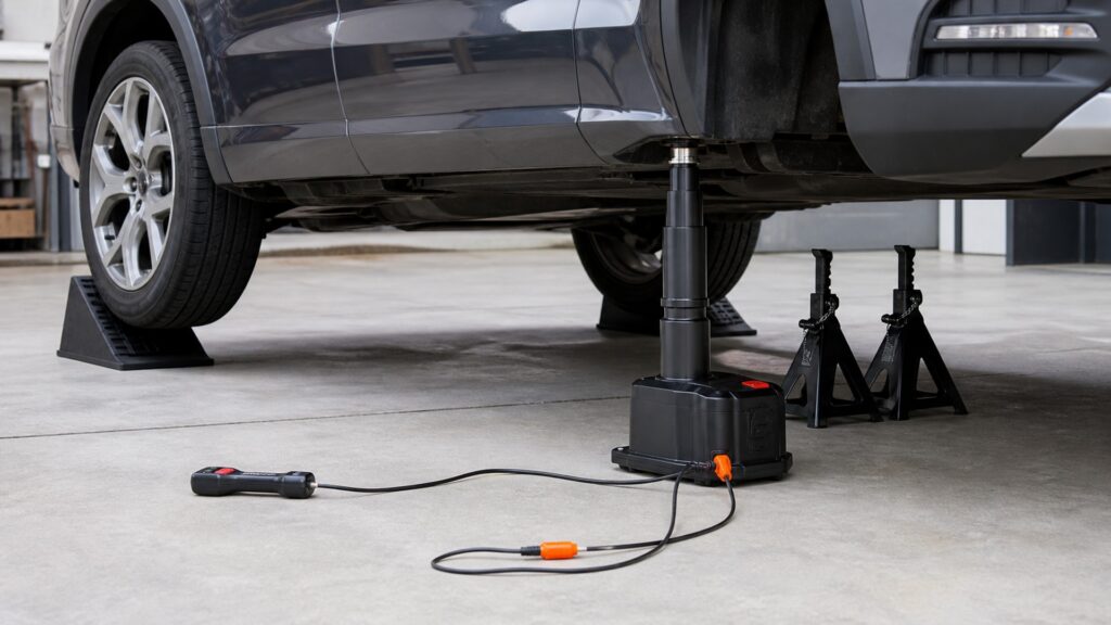 electric car jacks explainer hero image for Review Streets