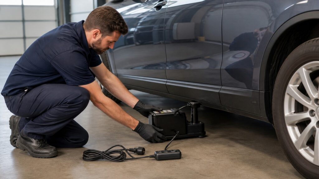 electric car jacks explainer hero image for Review Streets
