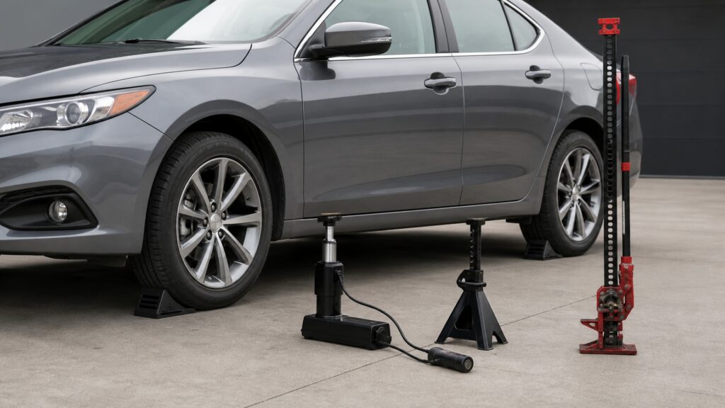electric car jacks explainer hero image for Review Streets