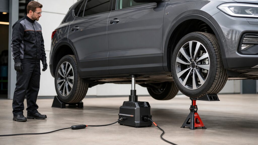 electric car jacks explainer hero image for Review Streets
