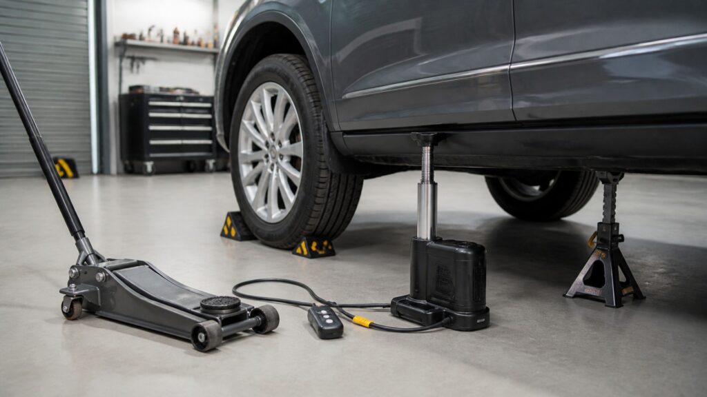 electric car jacks explainer hero image for Review Streets