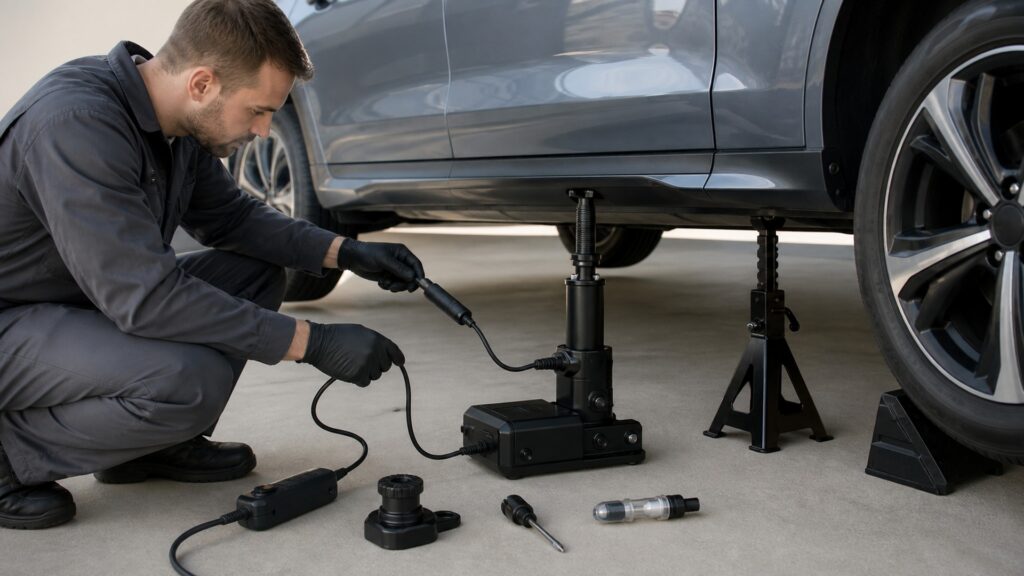 electric car jacks explainer hero image for Review Streets