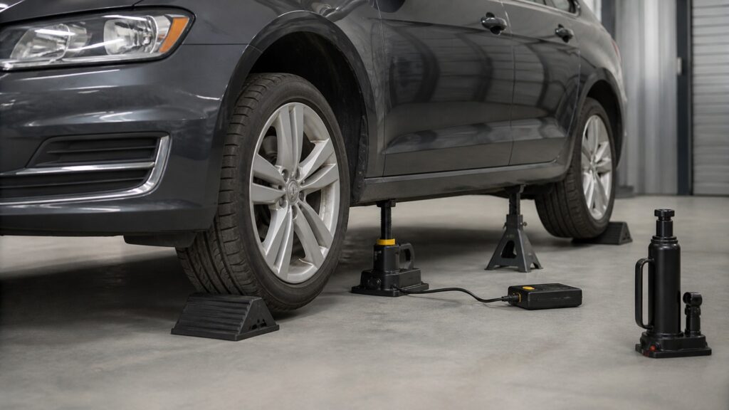 electric car jacks explainer hero image for Review Streets