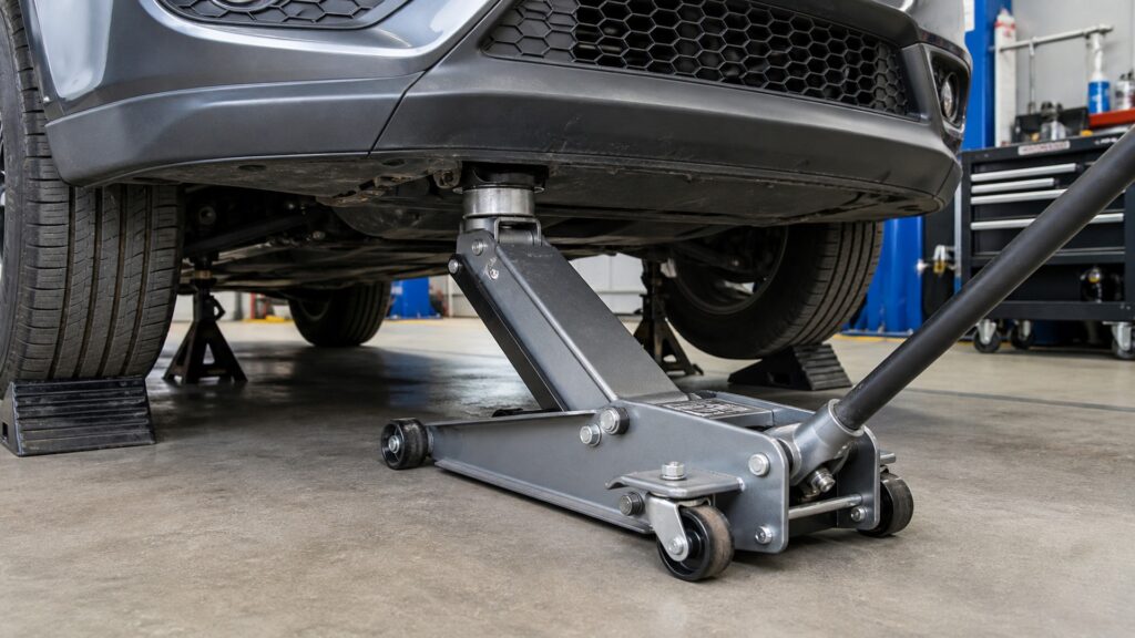 hydraulic floor jacks explainer hero image for Review Streets