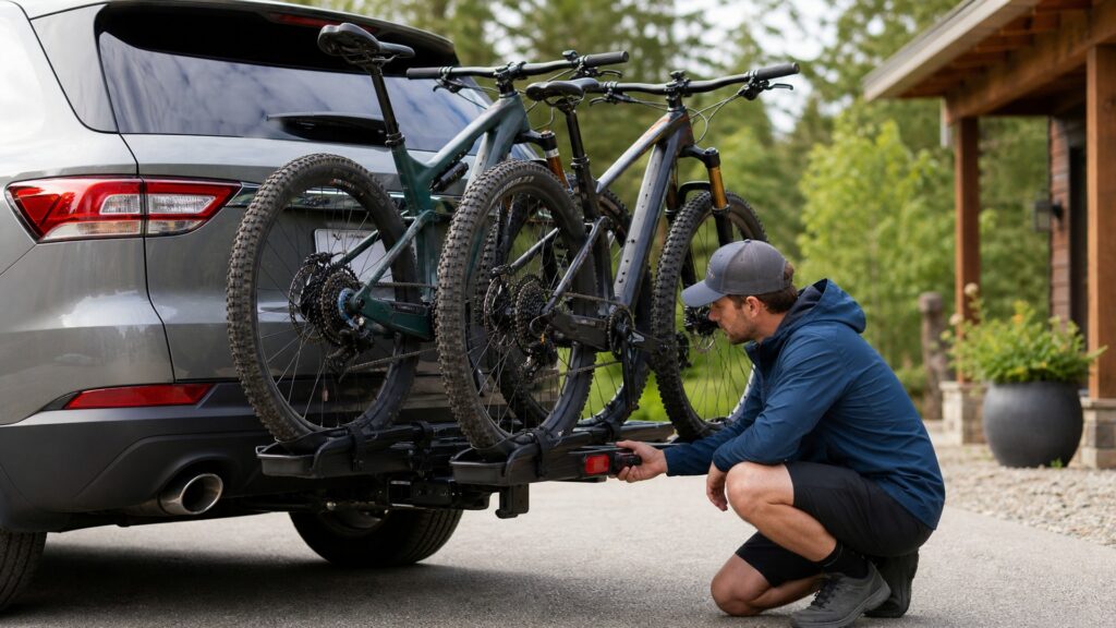 hitch mounted bike racks explainer hero image for Review Streets