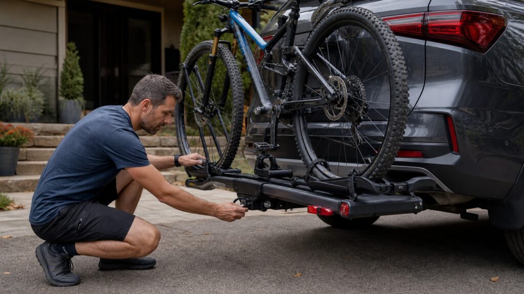 hitch mounted bike racks explainer hero image for Review Streets