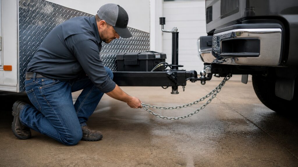 trailer safety chains explainer hero image for Review Streets