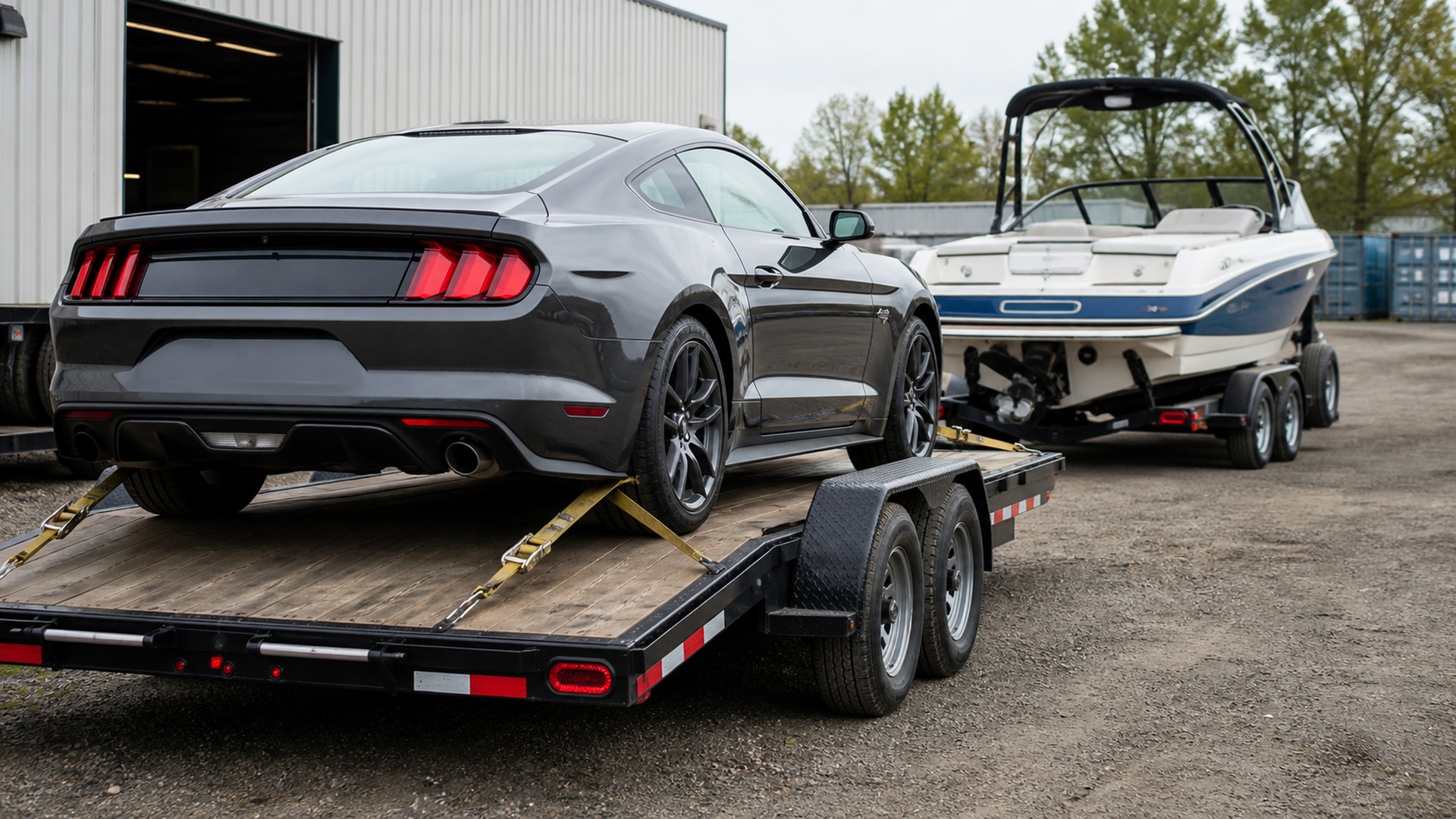 What Makes Car Hauler Trailers Different from Boat Trailers