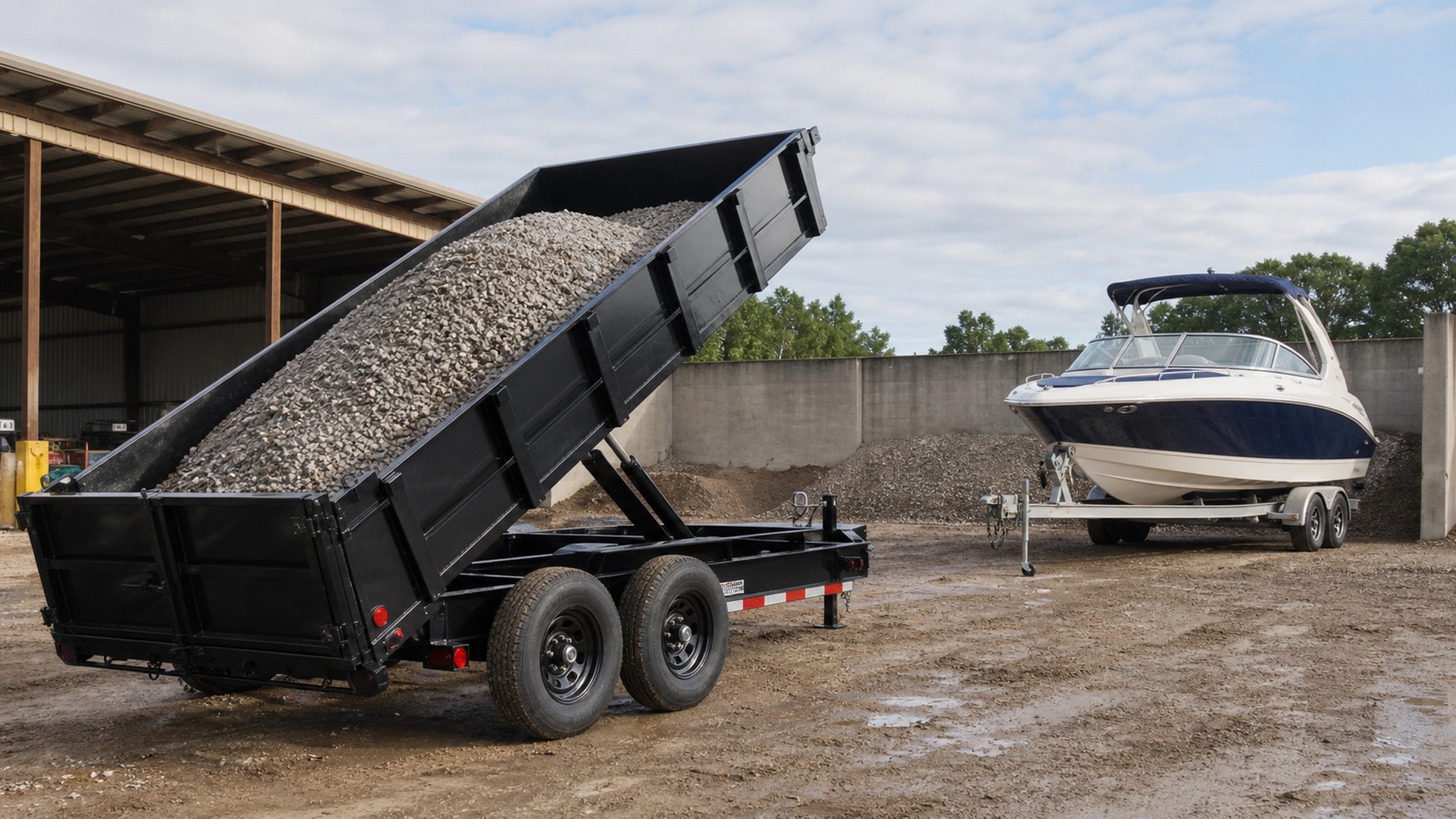 What Makes Dump Trailers Different from Boat Trailers