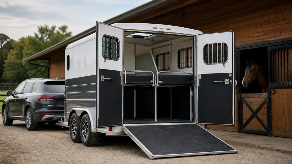 horse trailers explainer hero image for Review Streets