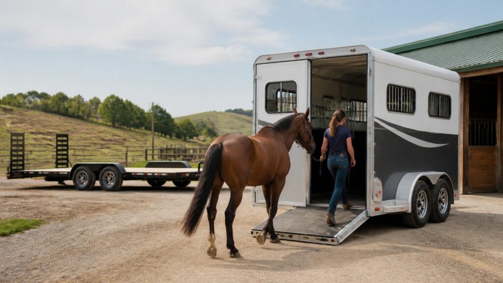 horse trailers explainer hero image for Review Streets