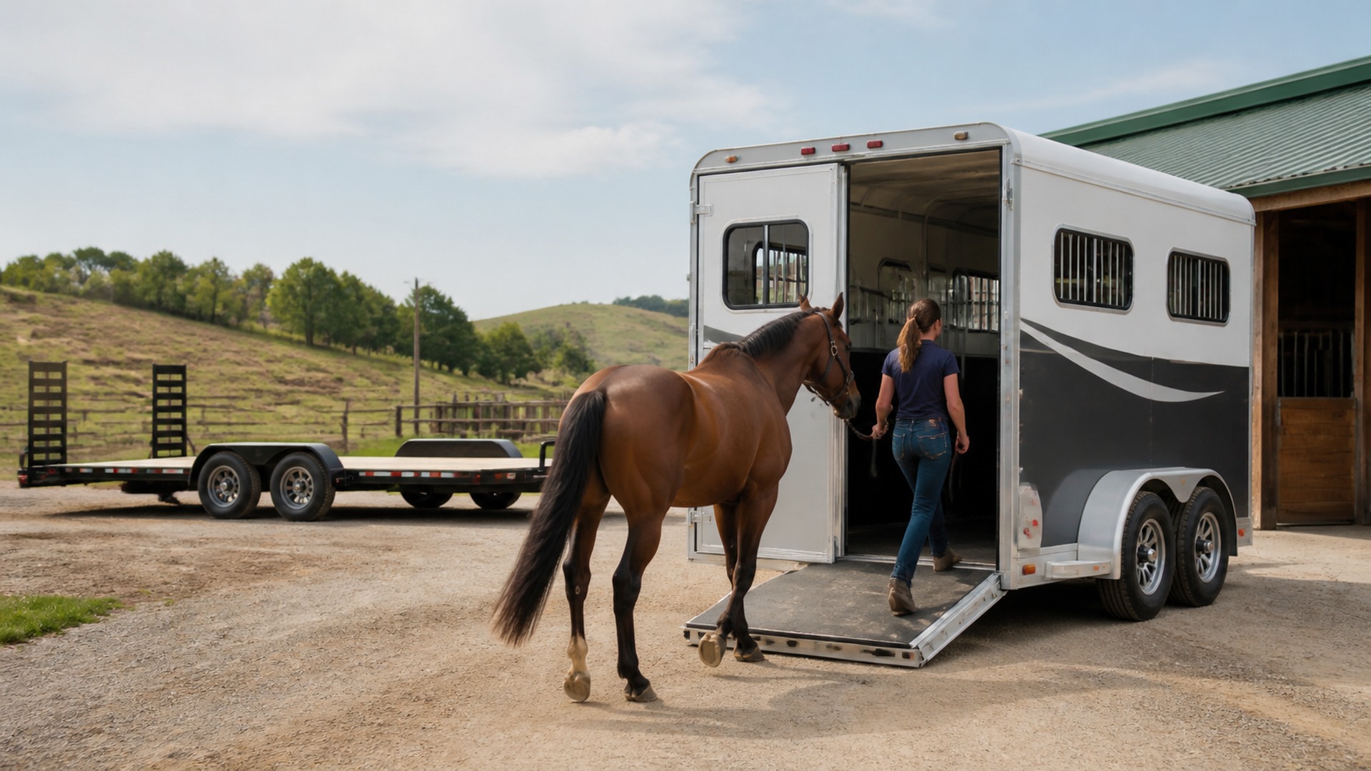 When to Use Horse Trailers Instead of Car Hauler Trailers