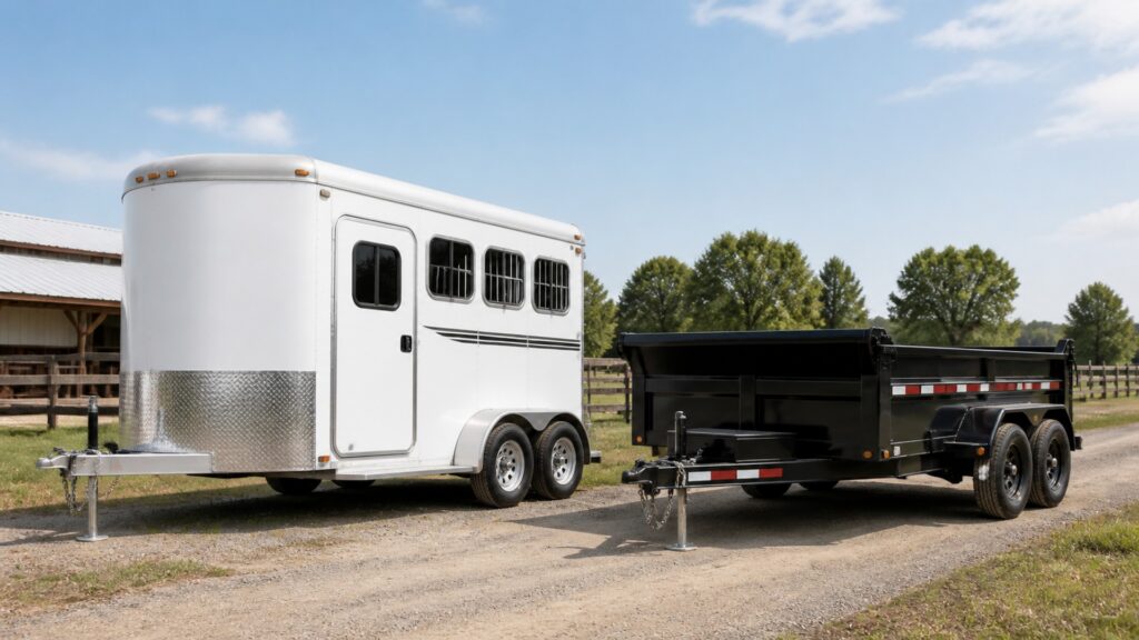 horse trailers explainer hero image for Review Streets