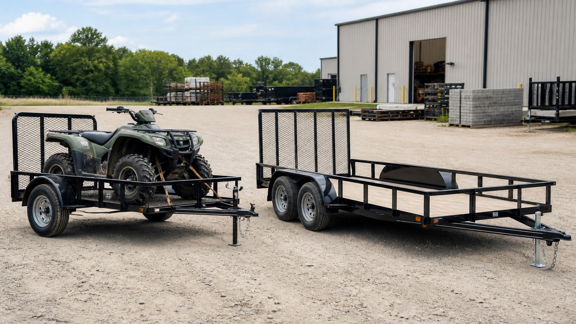 What Makes ATV Utility Trailers Different from Dual Axle Utility Trailers